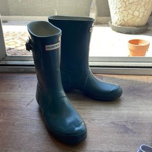 Gray Hunter Rain Boots
